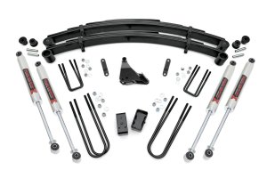 Ford F-350 Super Duty Suspension Lift Kit - Front + Rear - Rough Country - 4 Inch Lift Kit | Rear Blocks | M1 - '99-'04 Ford F-350 Super Duty Suspension Lift Kit - Front + Rear - Rough Country - 4 Inch Lift Kit | Rear Blocks | M1 - '99-'04